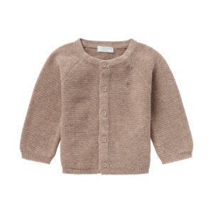 U Cardigan knit Naga Taupe Melange Gr. 56
