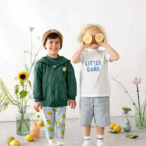 Leggings Jersey GOTS Lemon light blue Gr. 62/ 68 Lässig