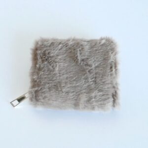 Börse Plüsch braun