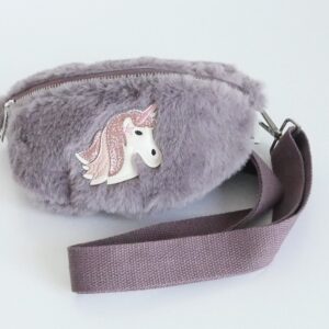 Sidebag Plüsch brombeer Einhorn uni K:S Me