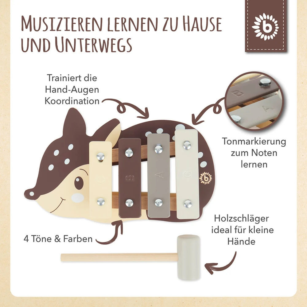 Mini Xylophon Reh Bieco – Bild 4