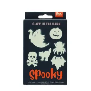 Aufkleber leuchtend Spooky Rex London