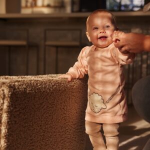 Sweater dress light pink 56