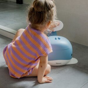 Kindertöpfchen Wal taubenblau Kindsgut