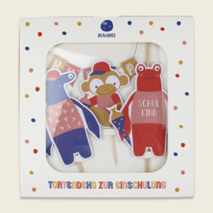 Cake Topper Affe/ Hummer/ Hammerhai Ava & Yves