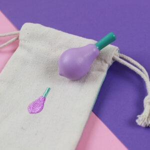 Holzkreisel flieder/ mint