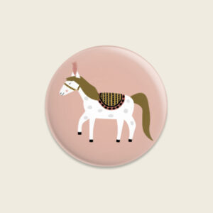 Button "Zirkuspferd"