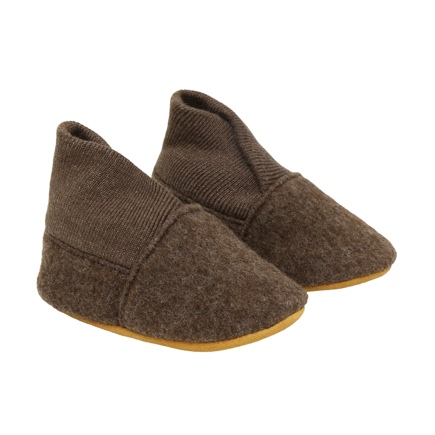 Wool Slippers walnut ENFANT – Bild 2