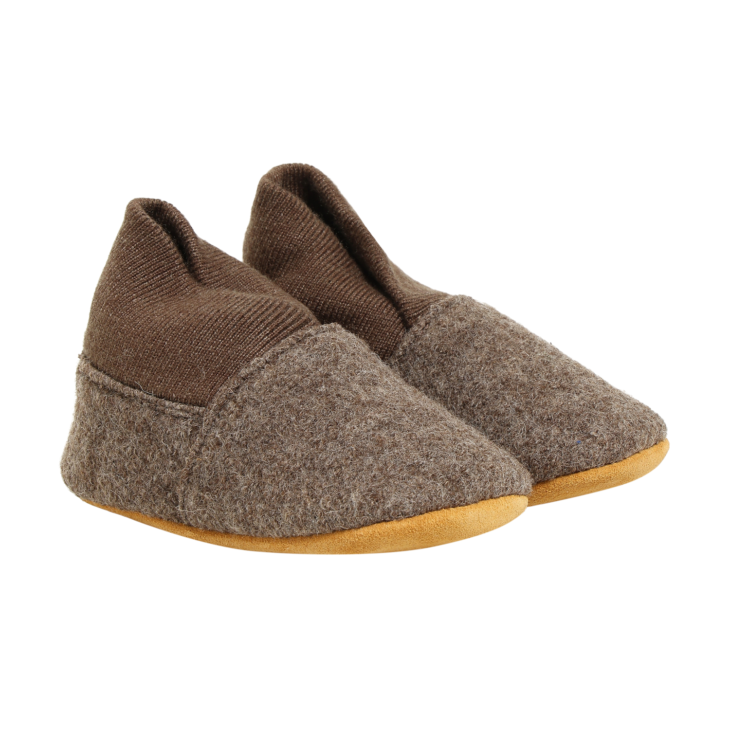 Wool Slippers walnut ENFANT – Bild 4