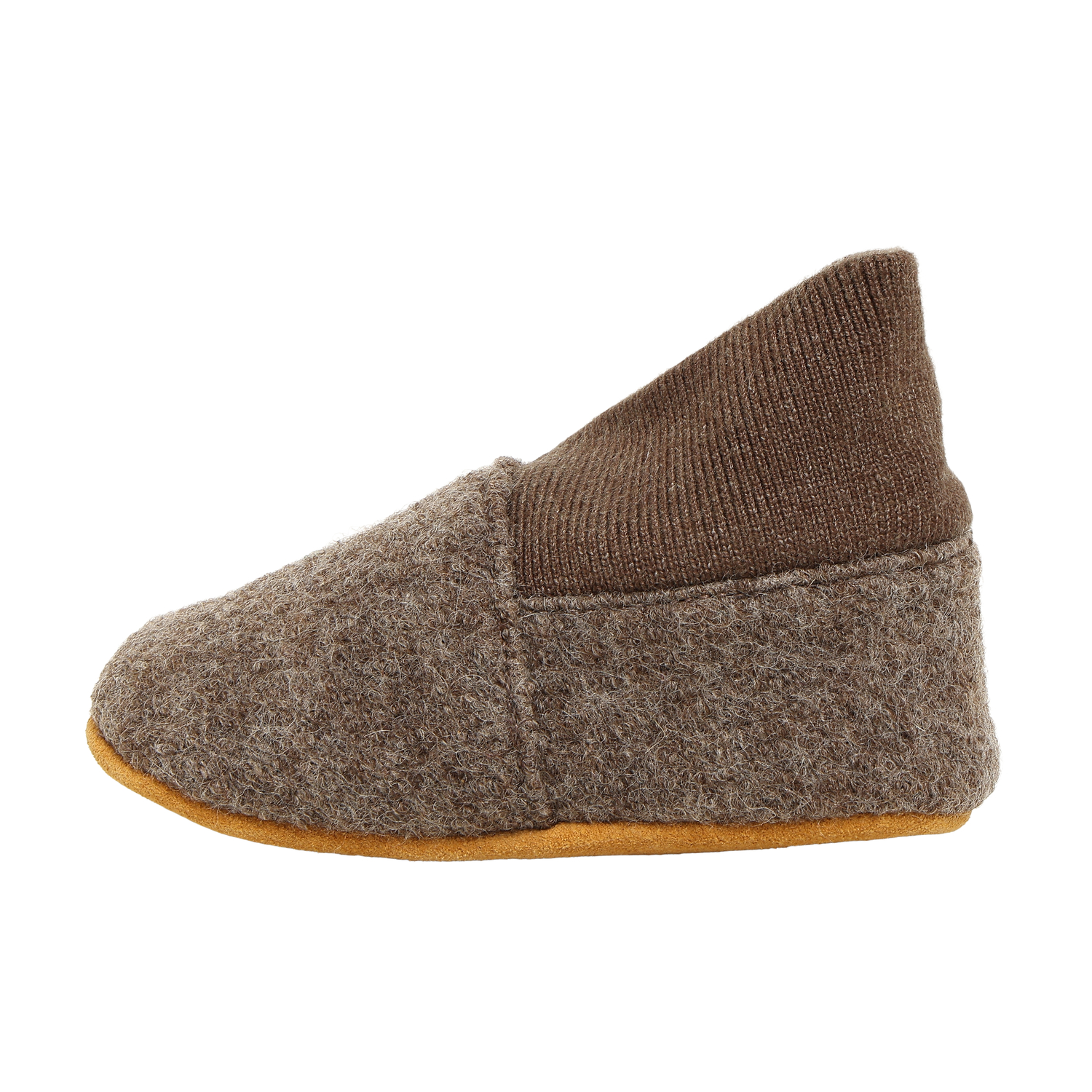 Wool Slippers walnut ENFANT – Bild 5