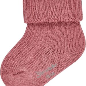 Babysocken Wolle perlrosa Gr. 15-16