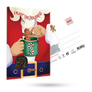 SantaTeaClaus Tea Postcard