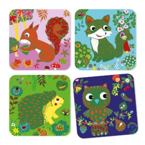 Kratzbilder 3-6 Tiere vom Land