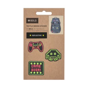 BOLD Math Textile Sticker Gaming Lässig