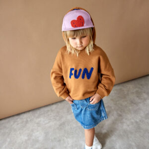 Kids Skater Cap Little Gang heart Lavender 2-6 years Lässig