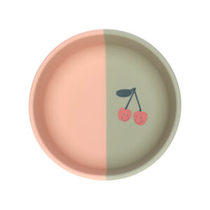 Silicone Bowl Happy Fruits Cherry Lässig