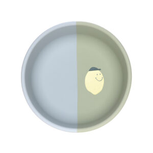 Silicone Bowl Happy Fruits Lemon Lässig