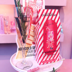 Candycane Champagne Mocktail Sticks