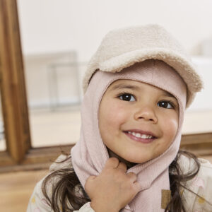 Schalmütze gerippt puderrosa Gr. 51 Sterntaler