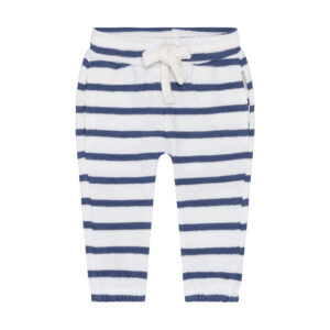 Pants regular fit stripe gray blue