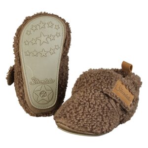 Krabbelschuhe Boucle braun 15/ 16 Sterntaler