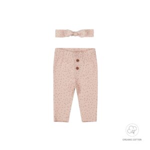Baby trousers + headband organic cotton 56