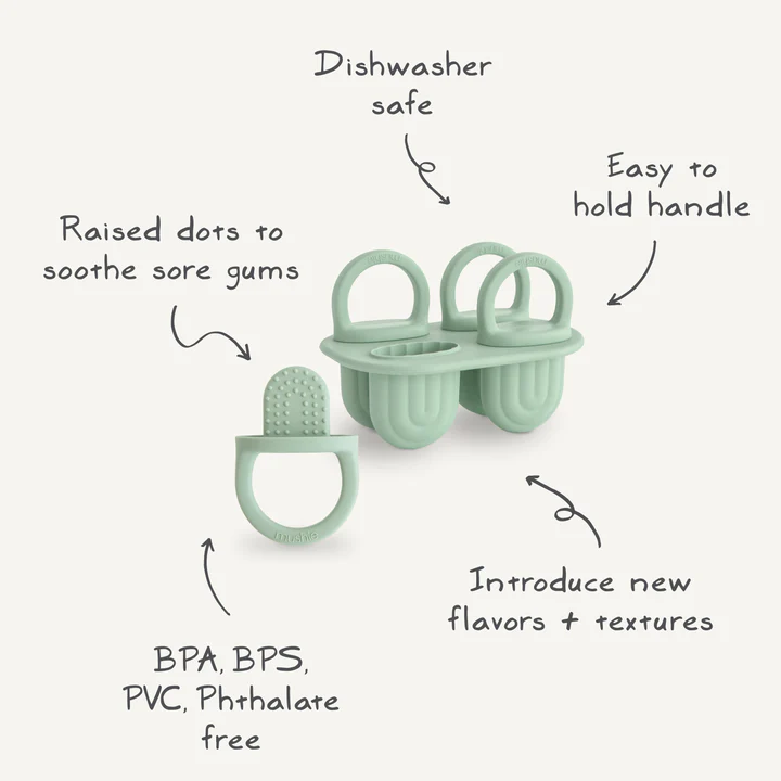 Mushie Toddler Ice Pop Tray Blush – Bild 3