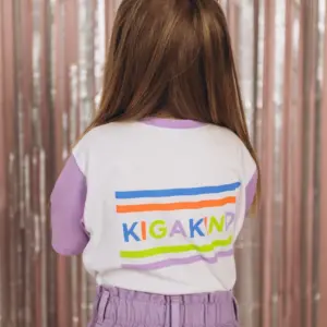 KIGAKIND T Shirt lila Größe 98-104 MyDayMyDream