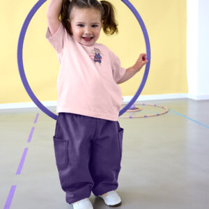 T- Shirt Jersey GOTS Cat cloud pink Lässig