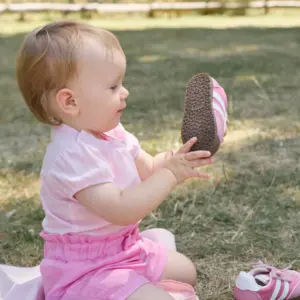 Sneaker mit Klettverschluss perlrosa Sterntaler