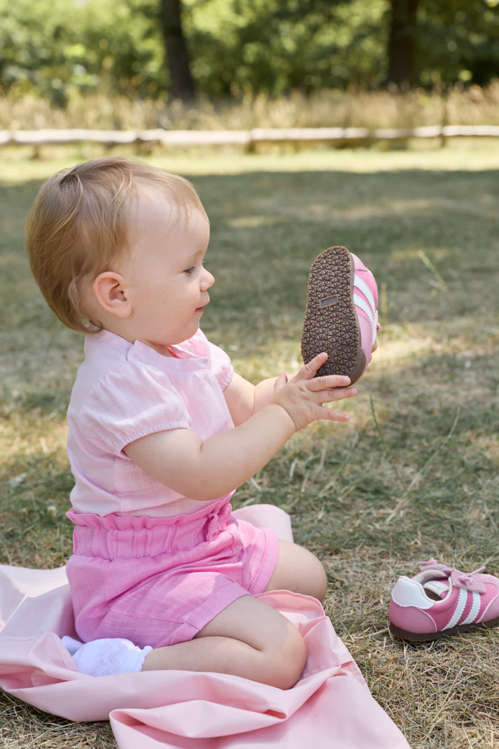 Sneaker mit Klettverschluss perlrosa Sterntaler