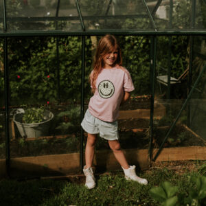 T- Shirt Smiley pink KokoNoko