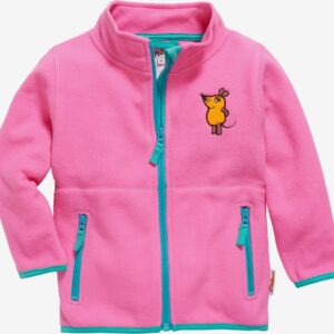 Fleece Jacke Die Maus pink Playshoes