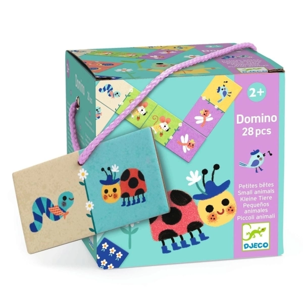Lernspiel Domino Kleine Tiere Djeco
