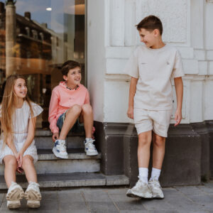 Set T Shirt und Shorts light grey NoWayMonday