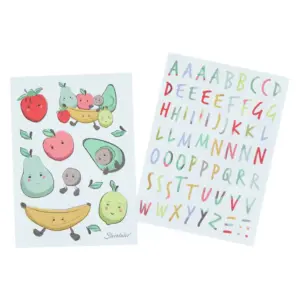 Spülm. feste Sticker Obst Sterntaler