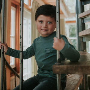 Langarmshirt dark green KokoNoko