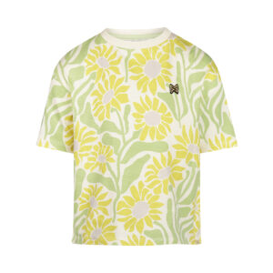 T Shirt Blumen gelb KokoNoko