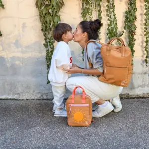 Wickelrucksack Square Little One & Me - Big, Karamell Lässig