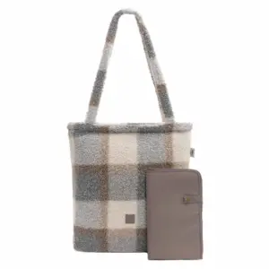 Wickeltasche Shopper - Check Boucle Jollein