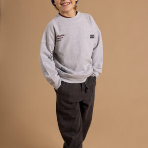 Sweater light grey melange Noppies