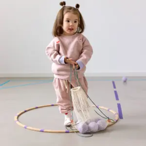 Sweater Bio Baumwolle Herz Rosa Lässig