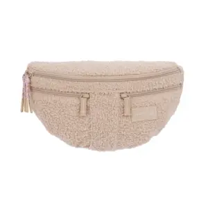 Dog Bum Bag Emma Teddy-Fleece beige Lässig