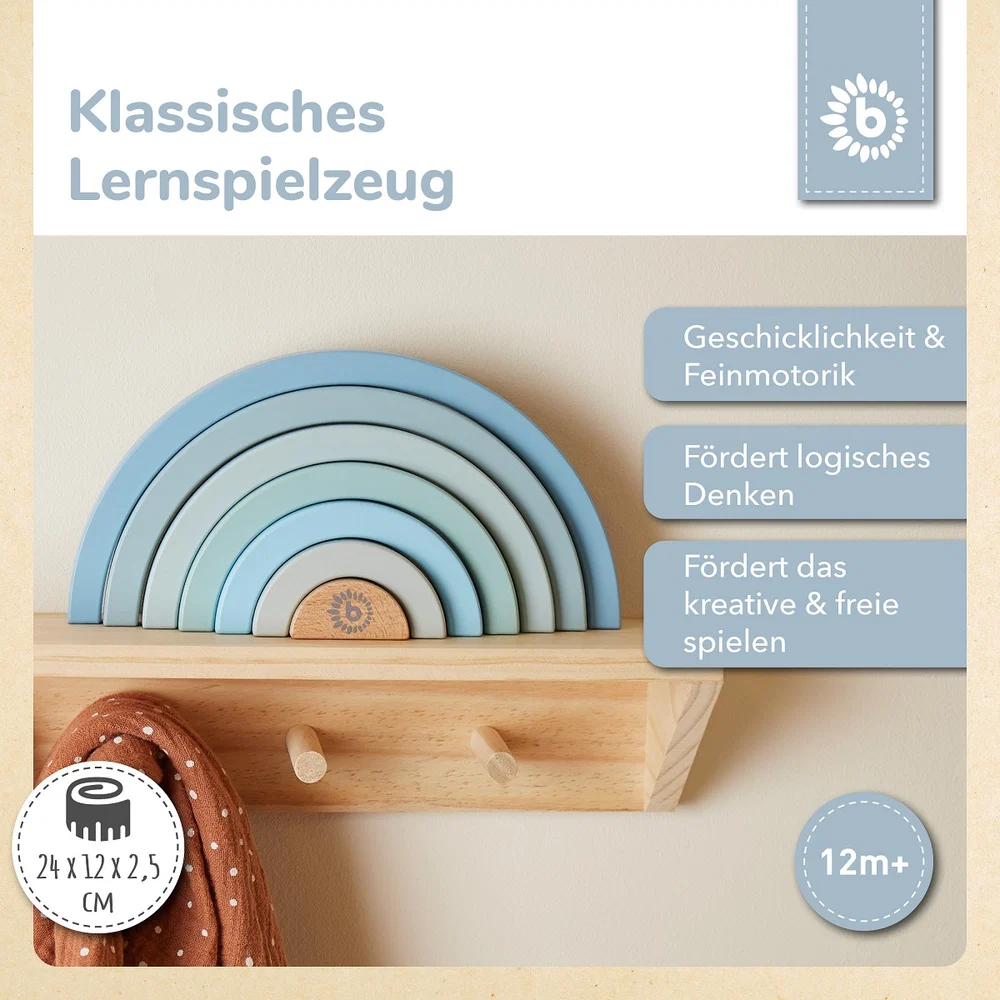Regenbogen blau Bieco