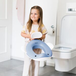Toilettensitz Wal taubenblau Kindsgut