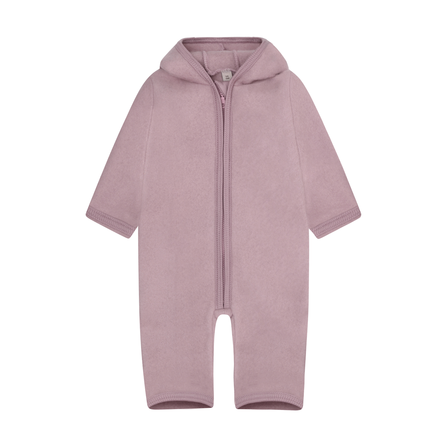 HUTTEliHUT - Pram Suit Ears Wool Fleece Woodrose
