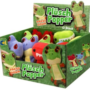 Plüsch Hopper Dinos und Frösche