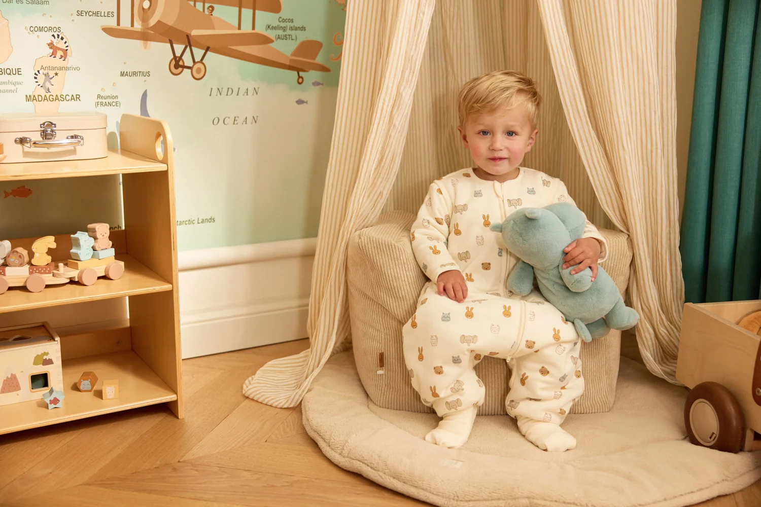 Schlafsack mit Füßen und abnehmbaren Ärmeln - Jollies Jollein – Bild 7