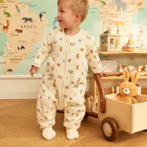 Schlafsack mit Füßen und abnehmbaren Ärmeln - Jollies Jollein