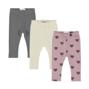 Leggings 3er pack iron gate Dirkje